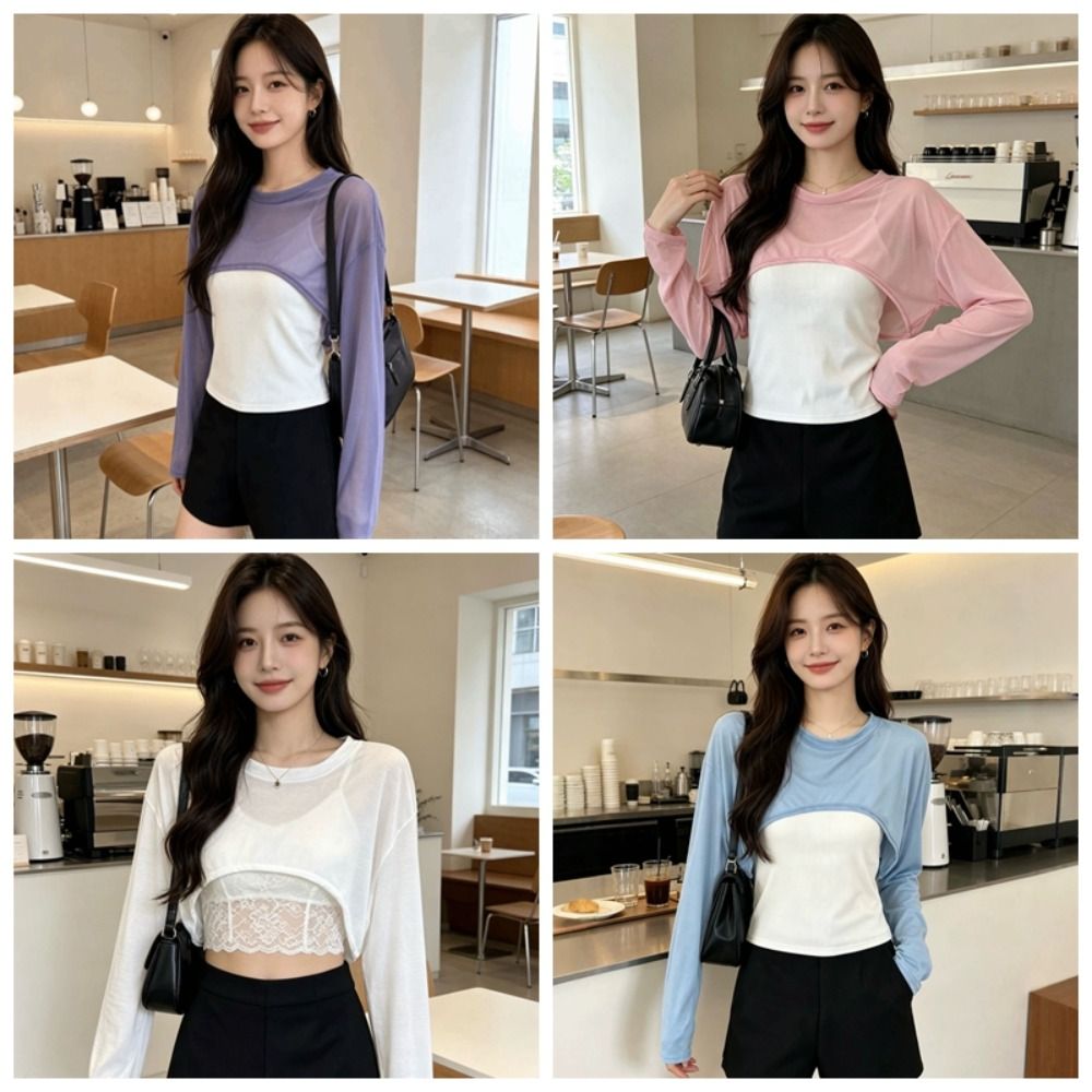 Lightweight Mesh Sun Protectio - огляд і ціна Women'S Fashion Layering
