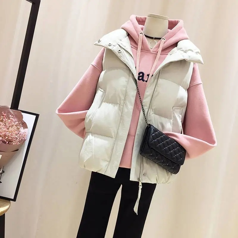 2025 Ladies Short Puffer Waist - огляд і ціна Puffer Vest Fashion Women