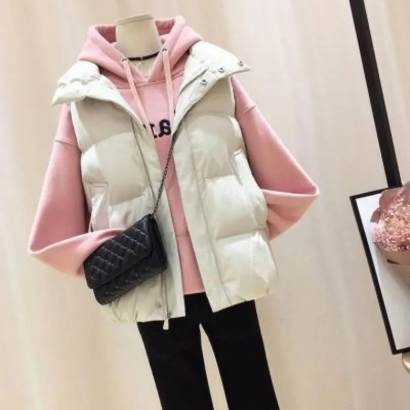 2025 Ladies Short Puffer Waist - огляд і ціна Puffer Vest Fashion Women