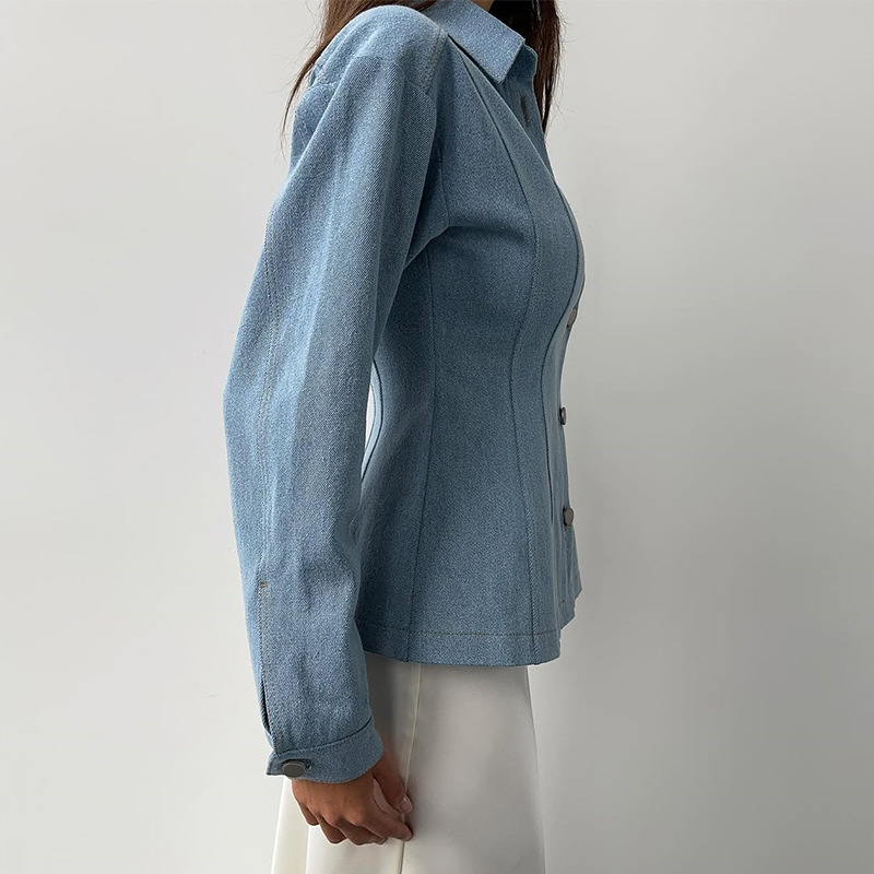 KT Vintage Waist Cinching Deni - огляд і ціна Women Fashion Blouse