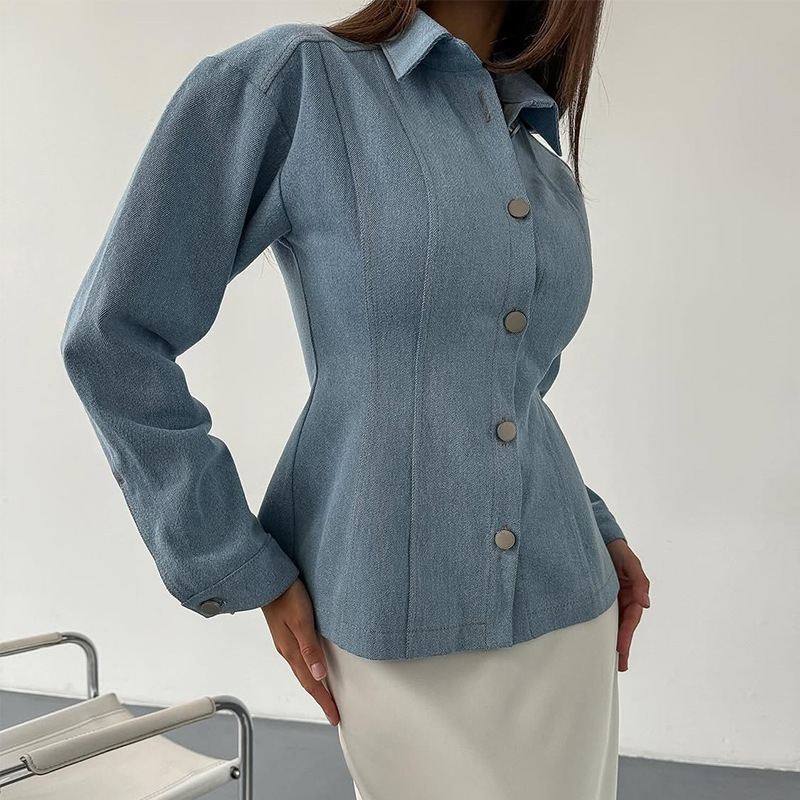 KT Vintage Waist Cinching Deni - огляд і ціна Women Fashion Blouse
