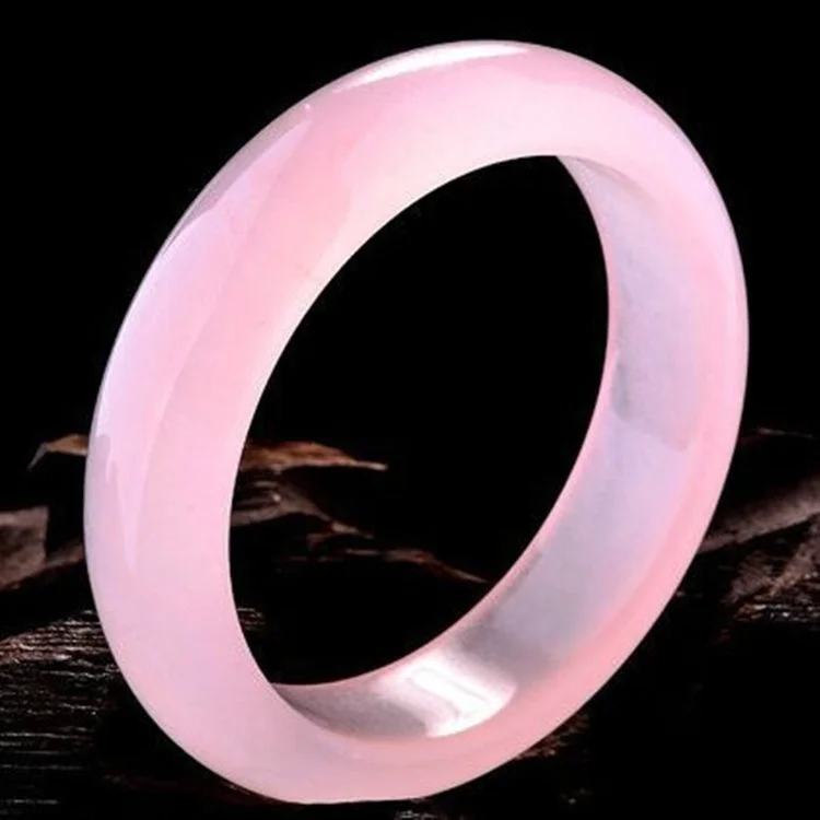 Genuine Natural Pink Jade Bang - огляд і ціна Women Fashion Jewellery