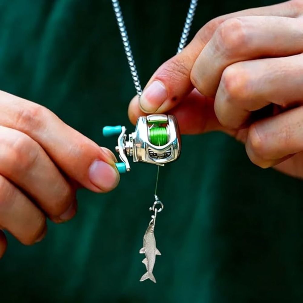 Mini Fishing Reel Necklace Fis - огляд і ціна Women'S Fashion Guide