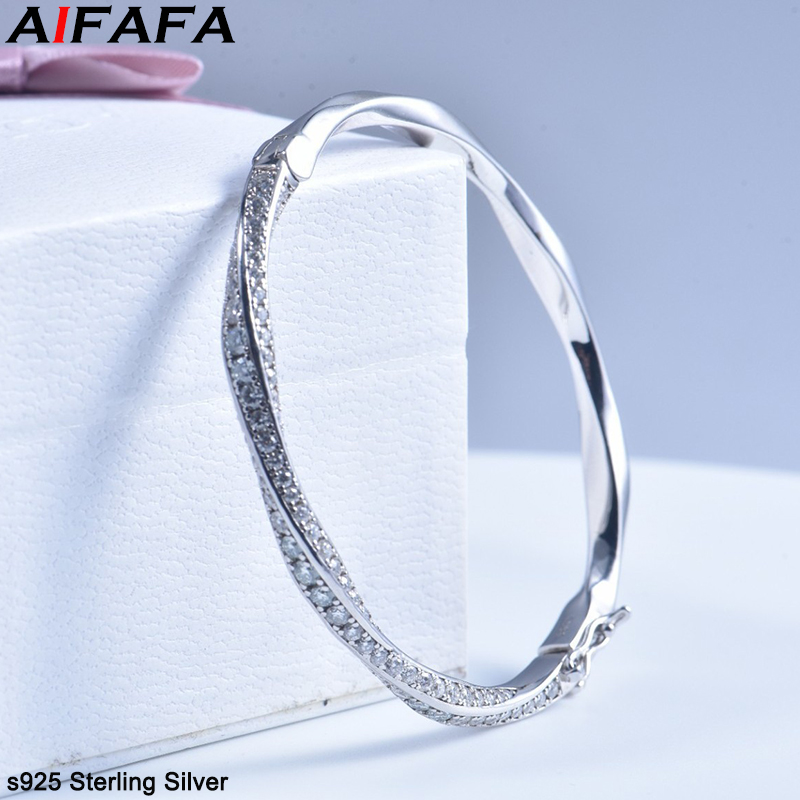 s925 Sterling Silver Bangle fo - огляд і ціна Women Fashion Jewellery