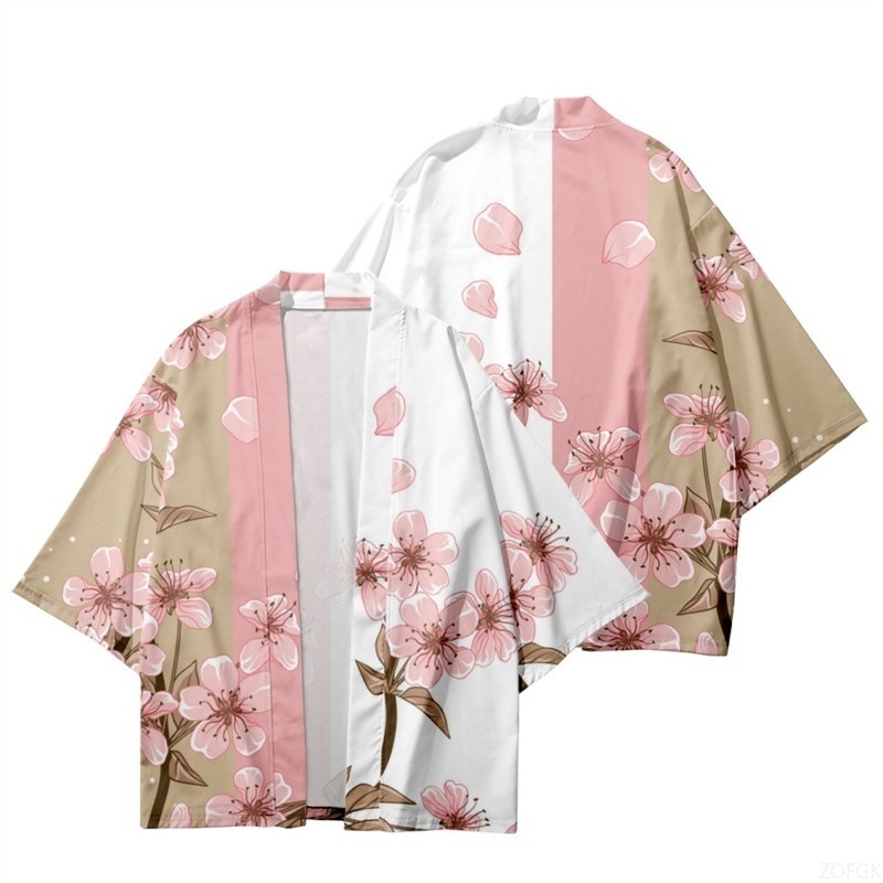 Summer Women Flower Print Kimo - огляд і ціна Women'S Fashion Kimono