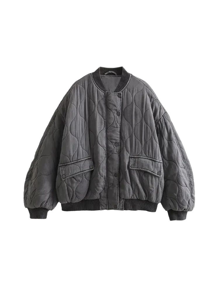 Women Fashion Oversized Thick  - огляд і ціна Women'S Fashion Bomber Jacket