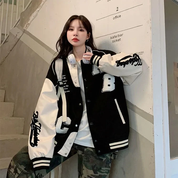 Y2k Lamb Wool Bomber Jacket Fe - огляд і ціна Women'S Fashion Bomber Jacket