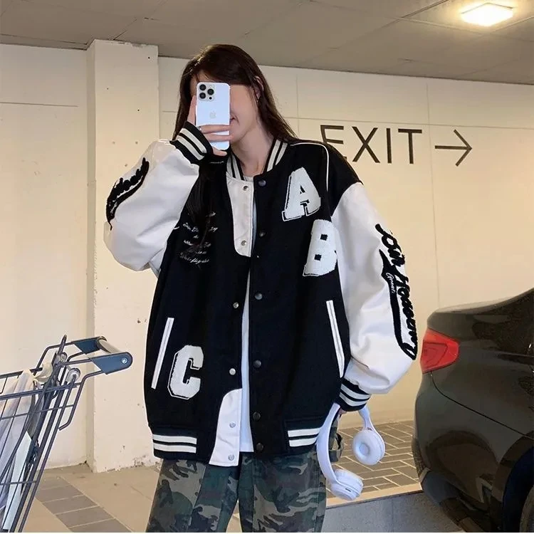 Y2k Lamb Wool Bomber Jacket Fe - огляд і ціна Women'S Fashion Bomber Jacket