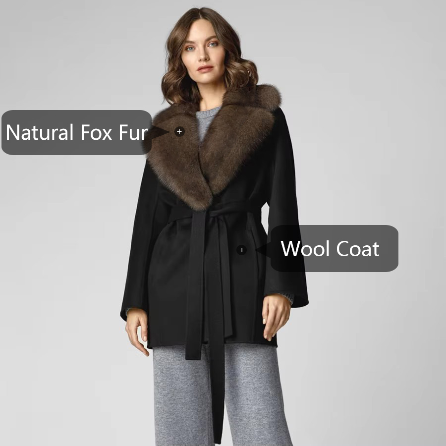 Natural Section Fox Fur Coat W - огляд і ціна Women'S Fashion Bomber Jacket