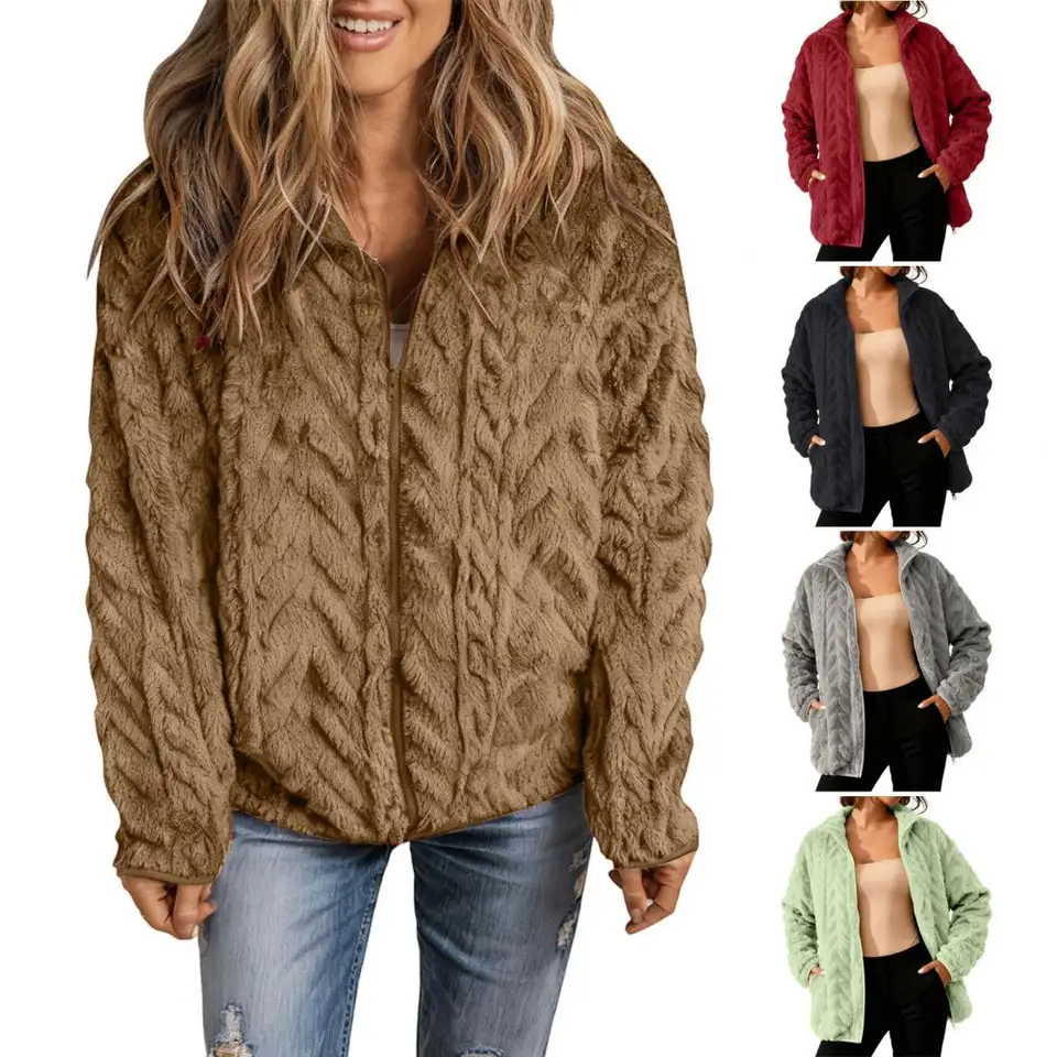 Winter Coat Women Winter Fleec - огляд і ціна Sherpa Coat Women