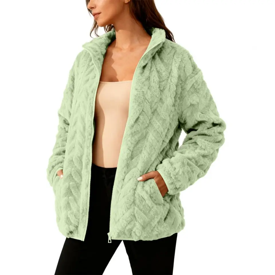 Winter Coat Women Winter Fleec - огляд і ціна Sherpa Coat Women