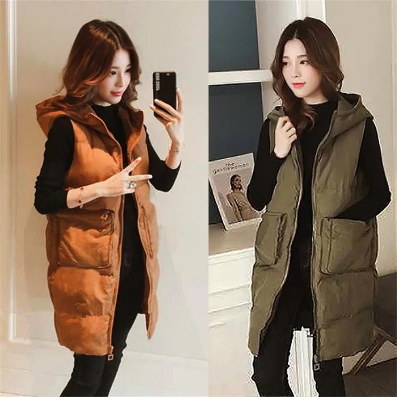 2026 New Winter Sleeveless Tan - огляд і ціна Puffer Vest Fashion Women