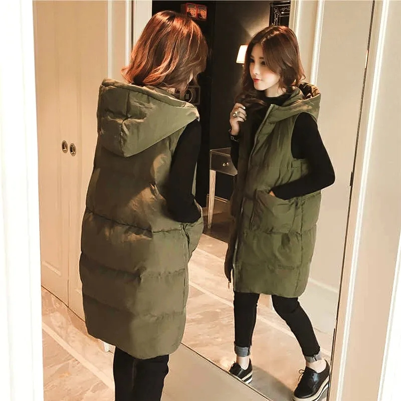 2026 New Winter Sleeveless Tan - огляд і ціна Puffer Vest Fashion Women