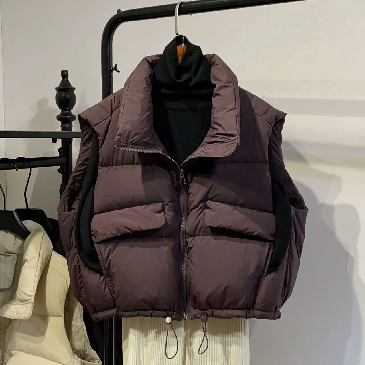 Autumn Puffer Jacket Loose Dow - огляд і ціна Puffer Vest Fashion Women