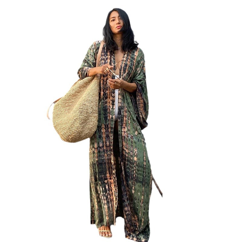 Beach Cover Ups Women Tie Dye  - огляд і ціна Women'S Fashion Kimono