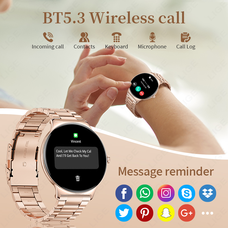 2025True AMOLED Smart Watch La - огляд і ціна Women'S Day Fashion Show