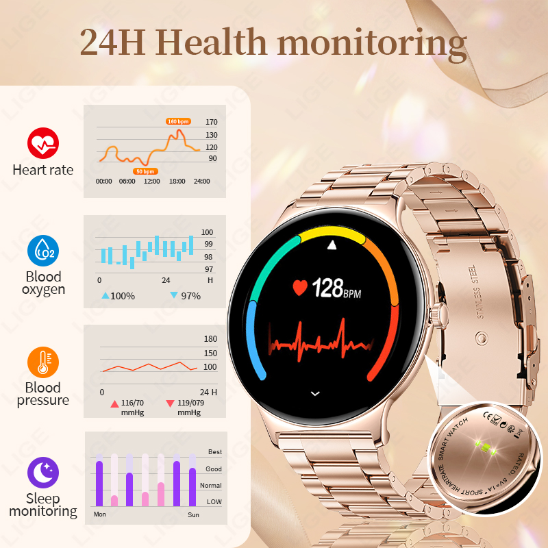 2025True AMOLED Smart Watch La - огляд і ціна Women'S Day Fashion Show