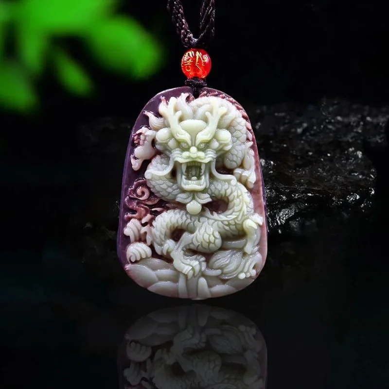 Purple Robe Jade Dragon Pendan - огляд і ціна Women Fashion Jewellery
