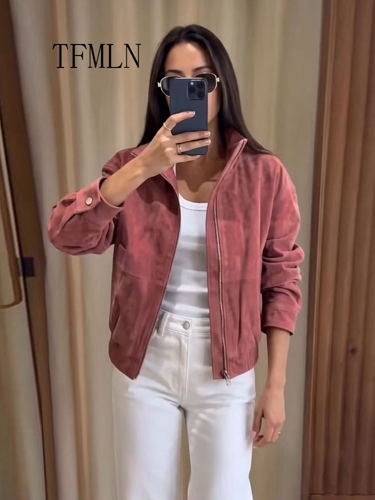 TFMLN 2026 Autumn Winter Bombe - огляд і ціна Women'S Fashion Bomber Jacket