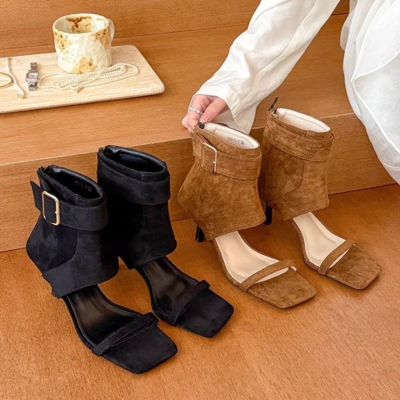 Retro Summer New Square Toe Op - огляд і ціна Women'S Fashion Boots