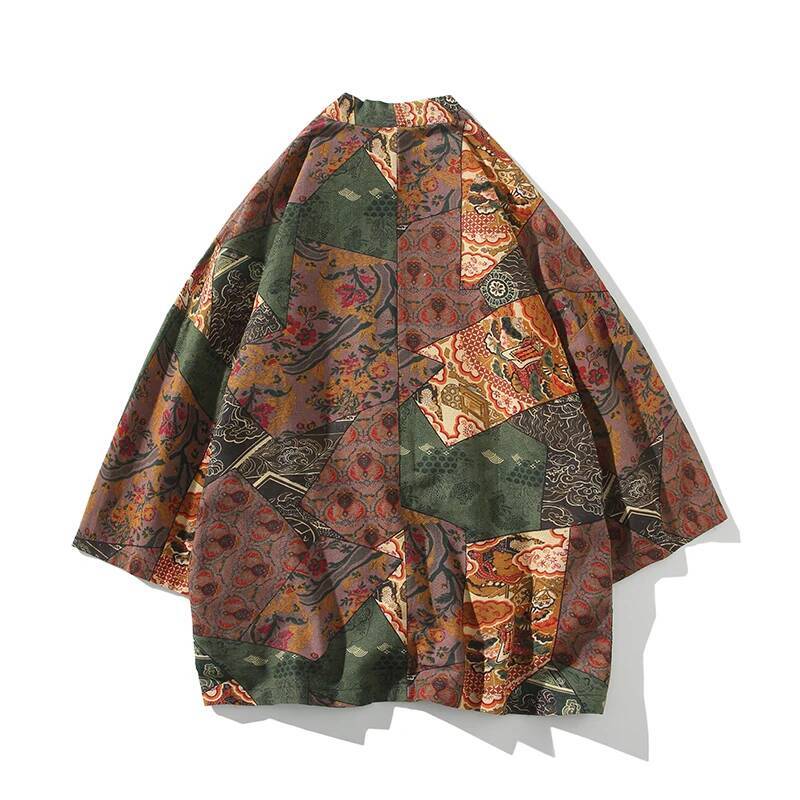 Ethnic Style Print Yukata Men  - огляд і ціна Women'S Fashion Kimono