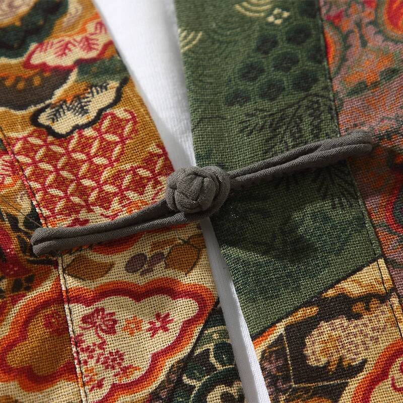 Ethnic Style Print Yukata Men  - огляд і ціна Women'S Fashion Kimono