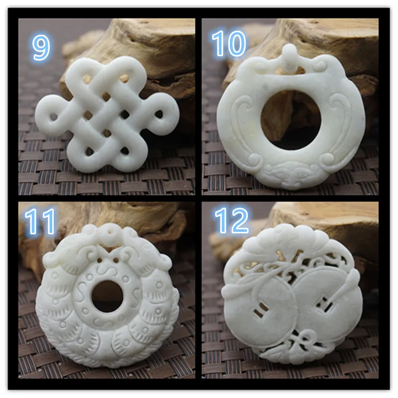 Natural White Jade Carved Luck - огляд і ціна Women Fashion Jewellery