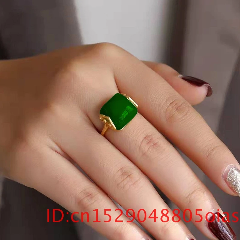 Natural Hetian Jade Ring Fashi - огляд і ціна Women Fashion Jewellery